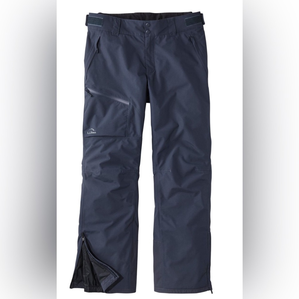 L.L. Bean Dark Blue/Black Snow Pants/Outdoor  Gear